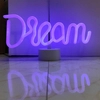 Dekoracyjna lampka stołowa Neon FM-JNL33 Zumaline LED dream niebieska biała