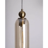 Loftowa lampa wisząca Campanila P0510 Maxlight szkło tuba mosiądz przezroczysty