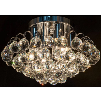 LAMPA sufitowa 6773/4 8C Elem metalowa OPRAWA crystal glamour chrom