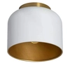 Natynkowa lampa salonowa Mistica ABR-PA-E27 Abruzzo biały złoty