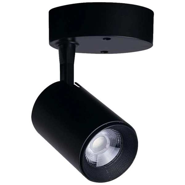 Reflektorowa LAMPA sufitowa IRIS LED 7W 3000K 8994 Nowodvorski regulowana OPRAWA metalowa tuba czarna