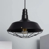 Metalowa lampa nad stół Retro ABR-RRP-C-E27 Abruzzo wisząca czarny
