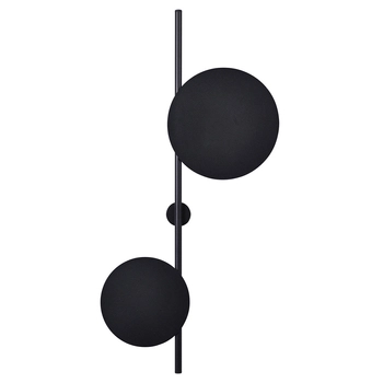 Kinkiet dwupunktowy Rega K-4638 Kaja czarna lampa loftowa na przedpokój