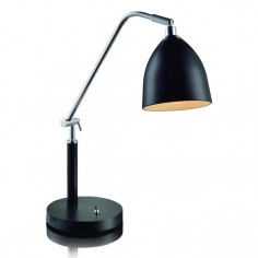 Regulowana LAMPA stołowa FREDRIKSHAMN 105025 Markslojd metalowa LAMPKA stojąca biurkowa regulowana czarna
