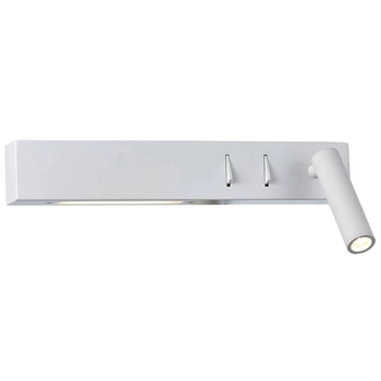 Kinkiet LAMPA ścienna VK/04230/W/W/30/R MDECO loftowa OPRAWA metalowa LED 9W 3200K regulowany biały