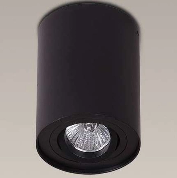 Spot LAMPA sufitowa BASIC ROUND C0068 Maxlight natynkowa OPRAWA metalowa tuba czarna