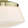 Kuchenna lampa sufitowa Caden CAD0175 Dar Lighting mosiądz biała