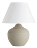Lampa do sypialni Molly 4391 ceramika abażur biały beżowy