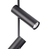Sufitowa LAMPA natynkowa LEDA 33104 Sigma regulowana OPRAWA plafon metalowe tuby czarne