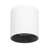Lampa tuba natynkowa Altisma CLN-6677-75-WH-BL-3K Italux LED 10W 3000K biały czarny