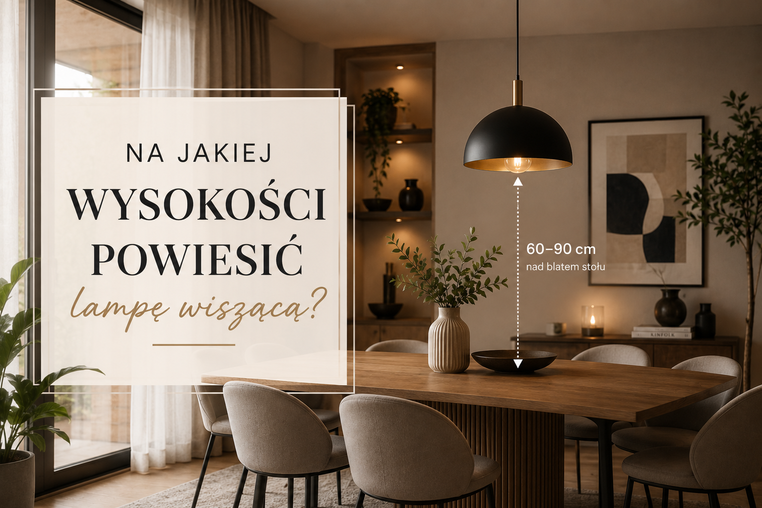 Na jakiej wysokości powiesić lampę wiszącą? Kompletny poradnik dla każdego pomieszczenia