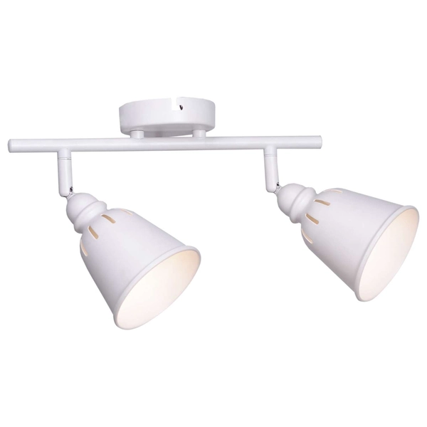 Plafon LAMPA sufitowa FIONA 2 311023 Polux metalowa OPRAWA industrialne reflektorki białe