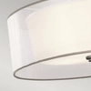 Lampa wisząca nad stół Lacey KL-LACEY-P-L-AP Kichler okrąg biały srebrny